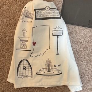 Indiana Themed Tea Towel
